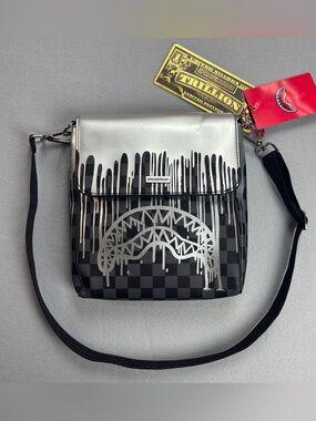 Sprayground Platinum Drips Crossbody Messenger Bag Limited Edition